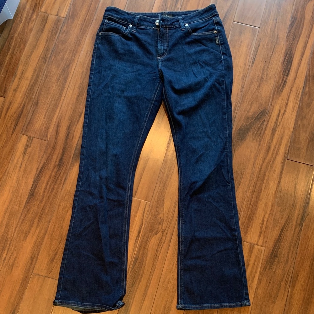 Silver Jeans Women's Dark Wash Avery Slim Boot
